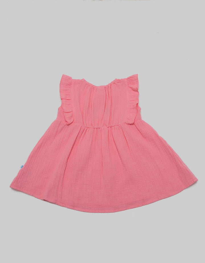 Pipiniko Dress Newborn Crinkle Cotton