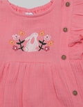 Pipiniko Dress Newborn Crinkle Cotton
