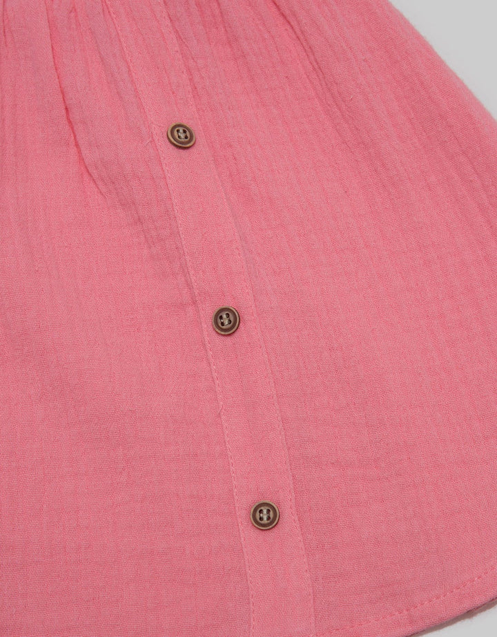 Pipiniko Dress Newborn Crinkle Cotton