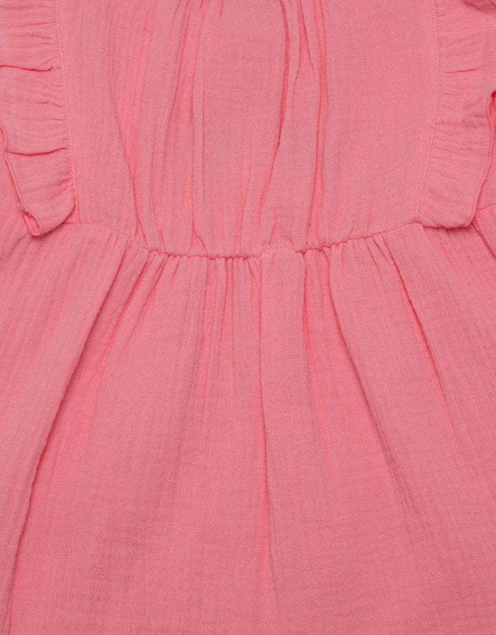 Pipiniko Dress Newborn Crinkle Cotton