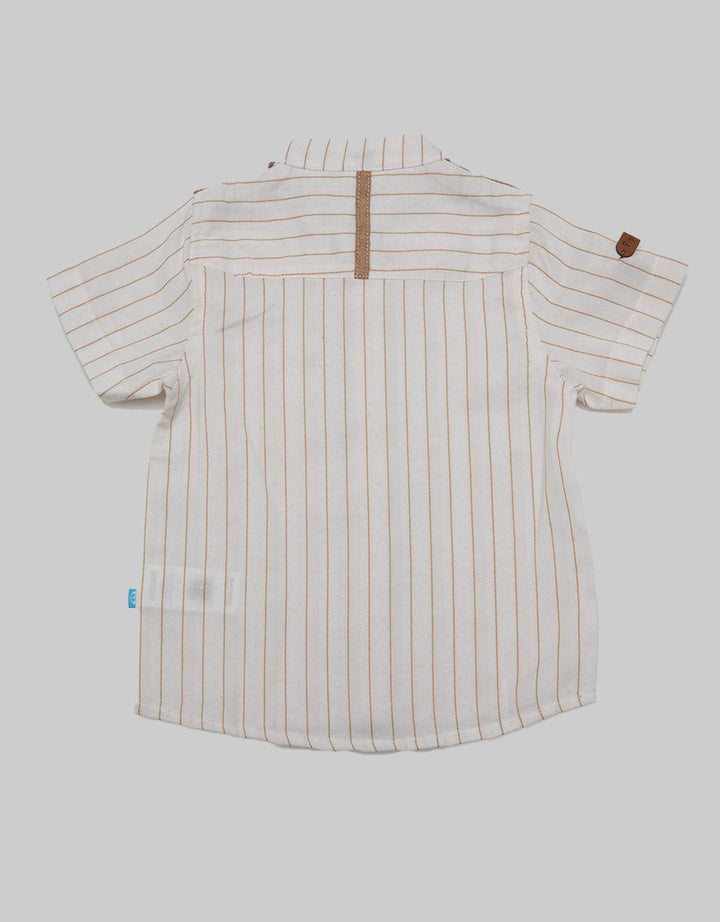 Pipiniko Stripe Print Kemeja Anak Laki-laki