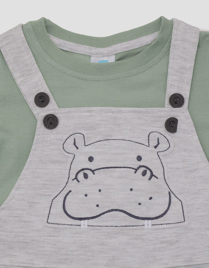 Pipiniko Overall Hip Hip Hippo