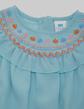 Pipiniko Dress Long Sleeve Emb Geometricro