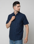 Cole Short Sleeve Shirt Woven Printed Faded