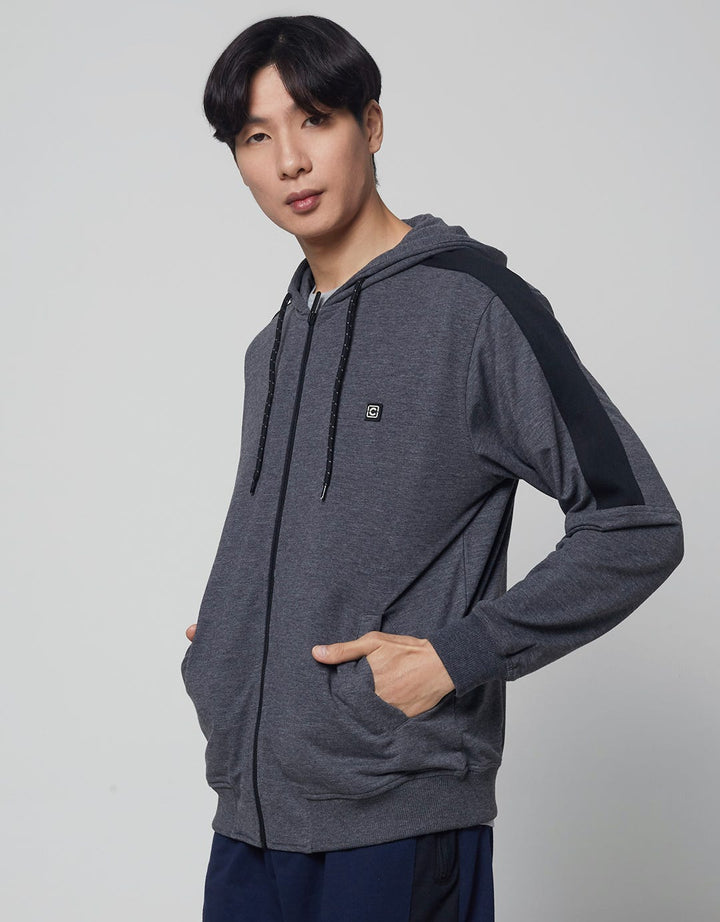 Cole Jacket Hood Mix Fabric