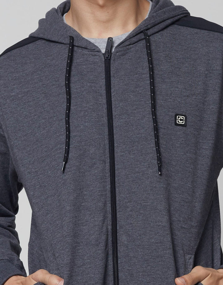 Cole Jacket Hood Mix Fabric