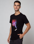 T Zone Short Sleeve T-Shirt Photoprint Theme Space Traveler - Colorfull