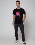 T Zone Short Sleeve T-Shirt Photoprint Theme Space Traveler - Colorfull