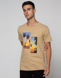 T Zone Short Sleeve T-Shirt Print Photoprint Scenery - 2