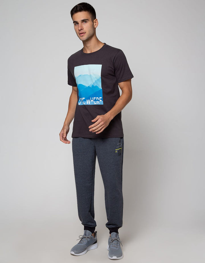 T Zone Photoprint Scenery Men's T-Shirt