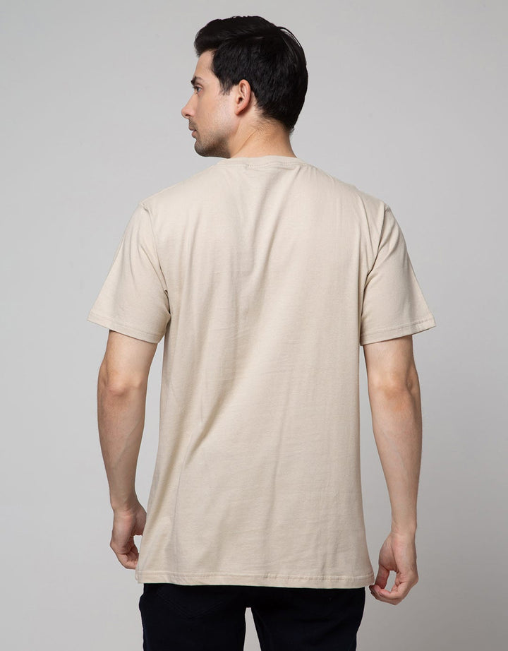 T Zone Short Sleeve T-Shirt Big Size Print Nevermind