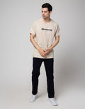 T Zone Short Sleeve T-Shirt Big Size Print Nevermind