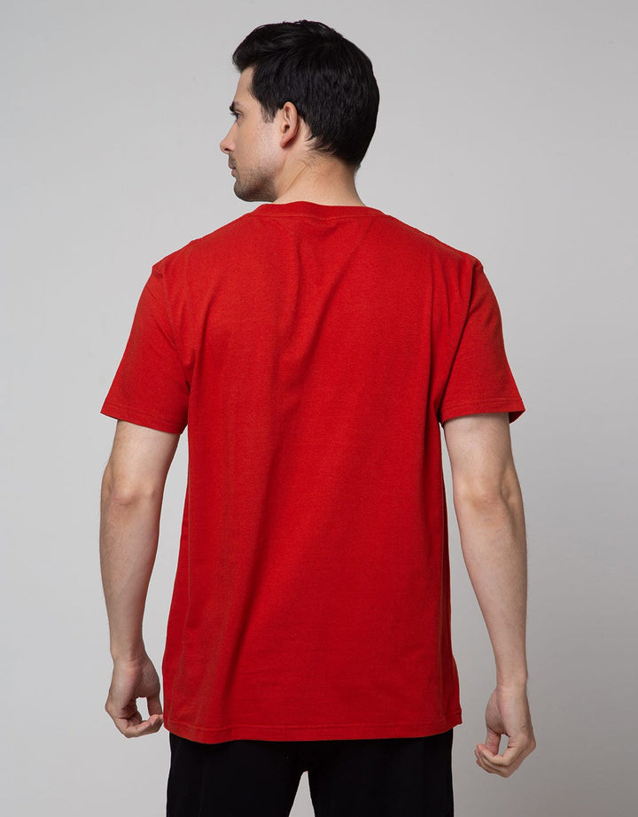 T Zone Letter Wow Men's Big Size T-Shirt