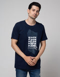 T Zone Short Sleeve T-Shirt Big Size Print Peace