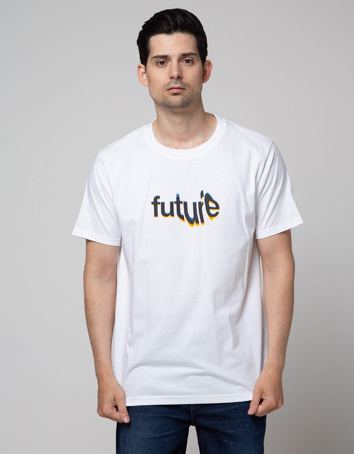 T Zone Letter Future Men's Big Size T-Shirt