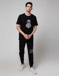 T Zone Short Sleeve T-Shirt Big Size Print 1 Astronout