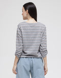Connexion Long Sleeve 7/8 Drawstring Stripe