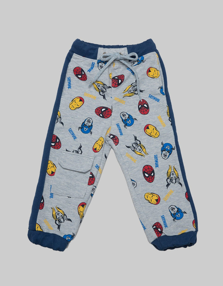 Marvel Hero Print Celana Jogger Anak Laki-laki