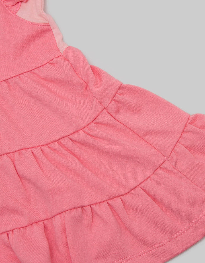Disney Short Sleeve Midi Dress Tiered Princess Belle