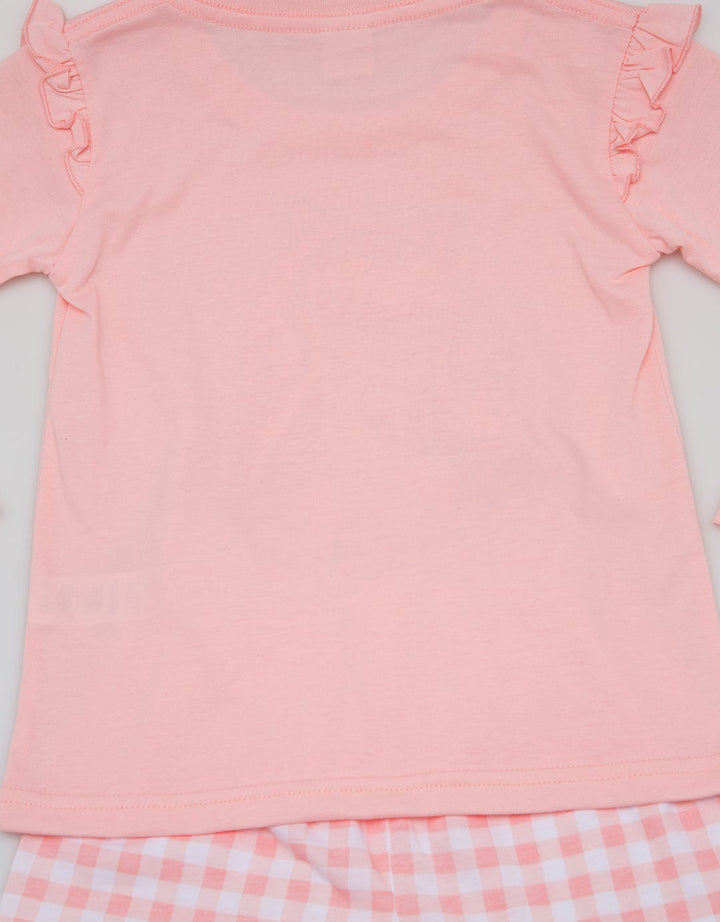 Kidz Too Ruffle Sleeve Piyama Anak Perempuan