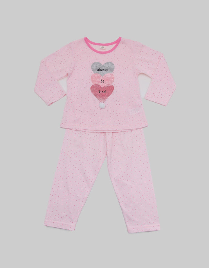 Kidz Too Long Sleeve Pajamas Dot Love Always Be Kind