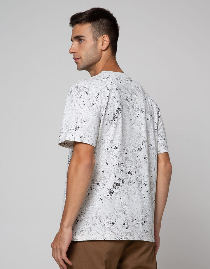 American Jeans Warning Print Men's T-Shirt