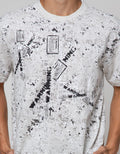 American Jeans Warning Print Kaos Pria