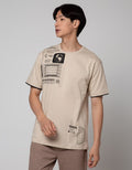 American Jeans Short Sleeve T-Shirt Print List Sleeve