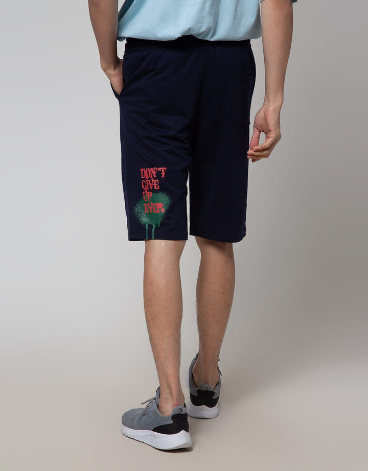American Jeans Short Pants Knit Bottom Gravity Print
