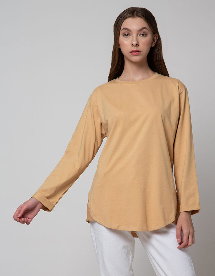 Details Sweatshirt Choc Top Knit Long Kombinasi Wvn