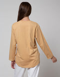 Details Sweatshirt Choc Top Knit Long Kombinasi Wvn