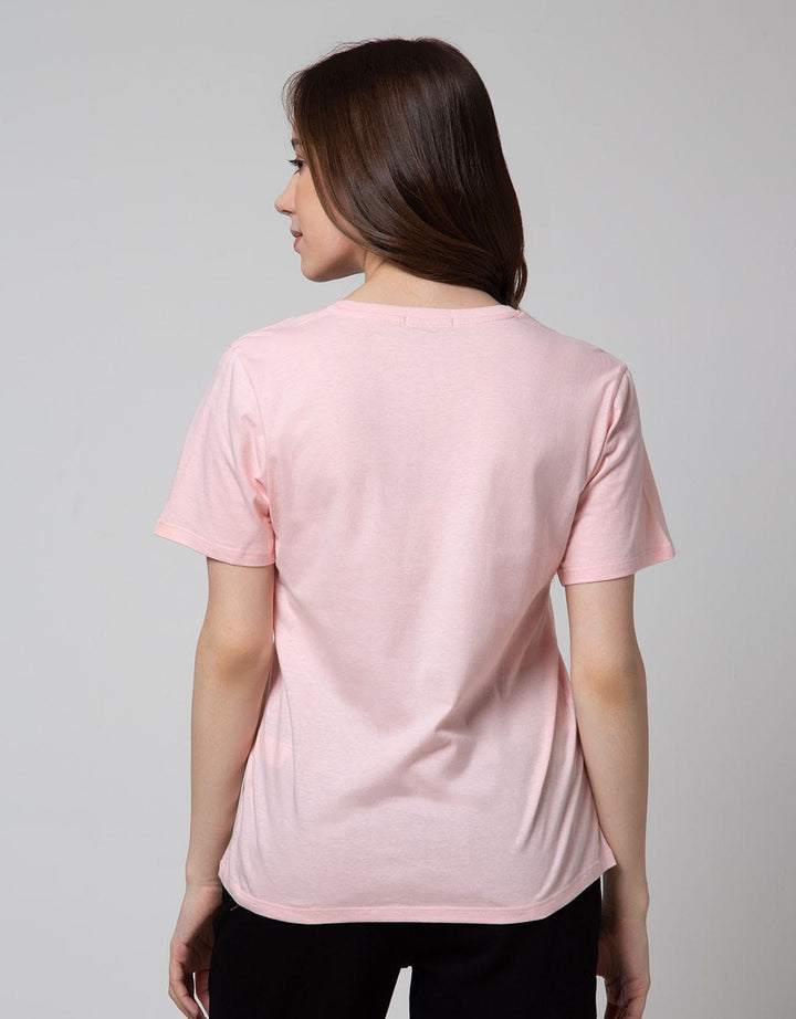 Details Short Sleeve T-Shirt Reguler Tee Print With Glitz Artwork Words On