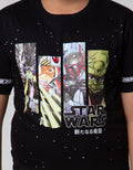 Star Wars T-Shirt Splash Box 4 Char Komb Lgn