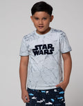 Star Wars Short Sleeve T-Shirt Marble Flocking