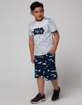 Star Wars Short Sleeve T-Shirt Marble Flocking