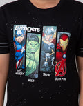 Marvel T-Shirt Avg Splash Kotak 4 Char Komb Lgn
