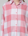 Nevada Long Sleeve Shirt Check Cotton Twill
