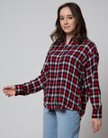 Nevada Check Rayon Women's Shirt
