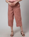 Nevada Woven Pocket Women's Culottes Long Pants