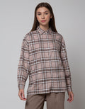 Nevada Long Sleeve Shirt Oversized Check