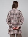 Nevada Long Sleeve Shirt Oversized Check