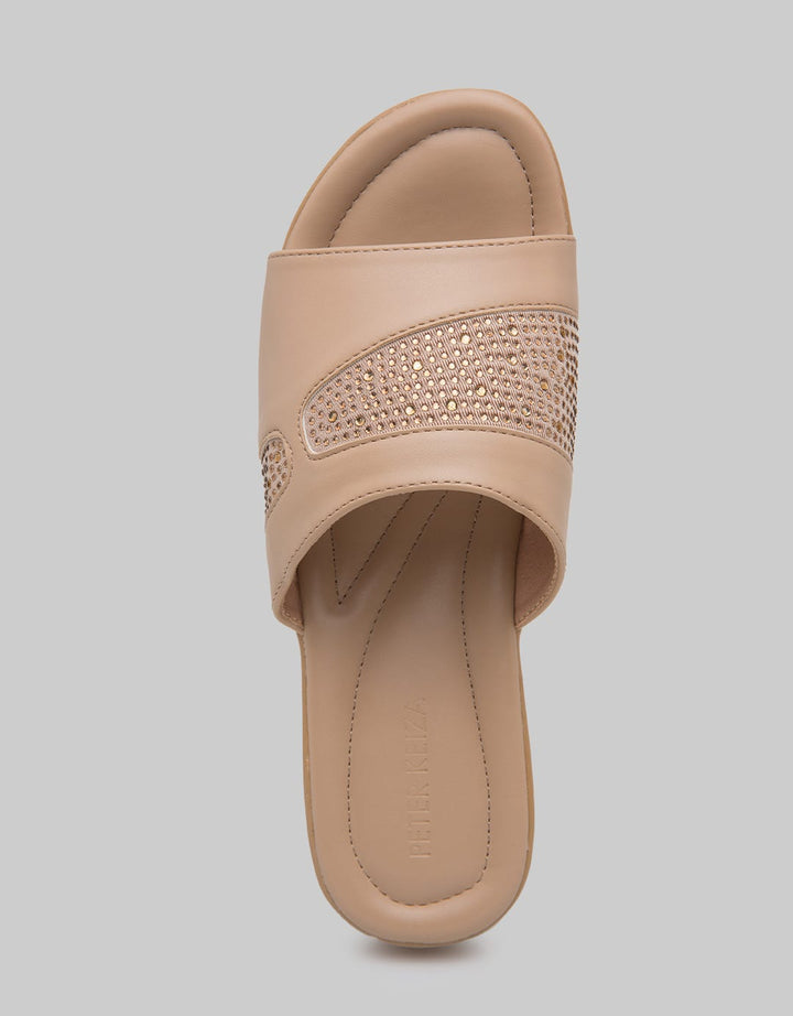 Peter Keiza Big Strap Sandal Wedges Wanita