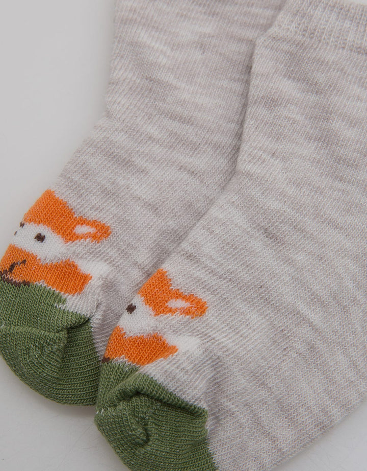 Pipiniko Fox Print Boys Socks