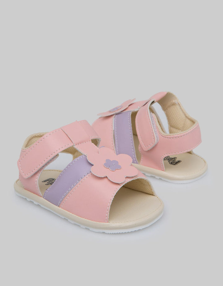 Pipiniko Sepatu Sandal Bunga Pink