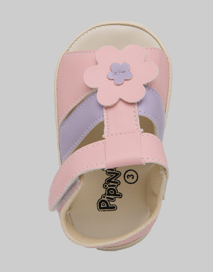 Pipiniko Sepatu Sandal Bunga Pink