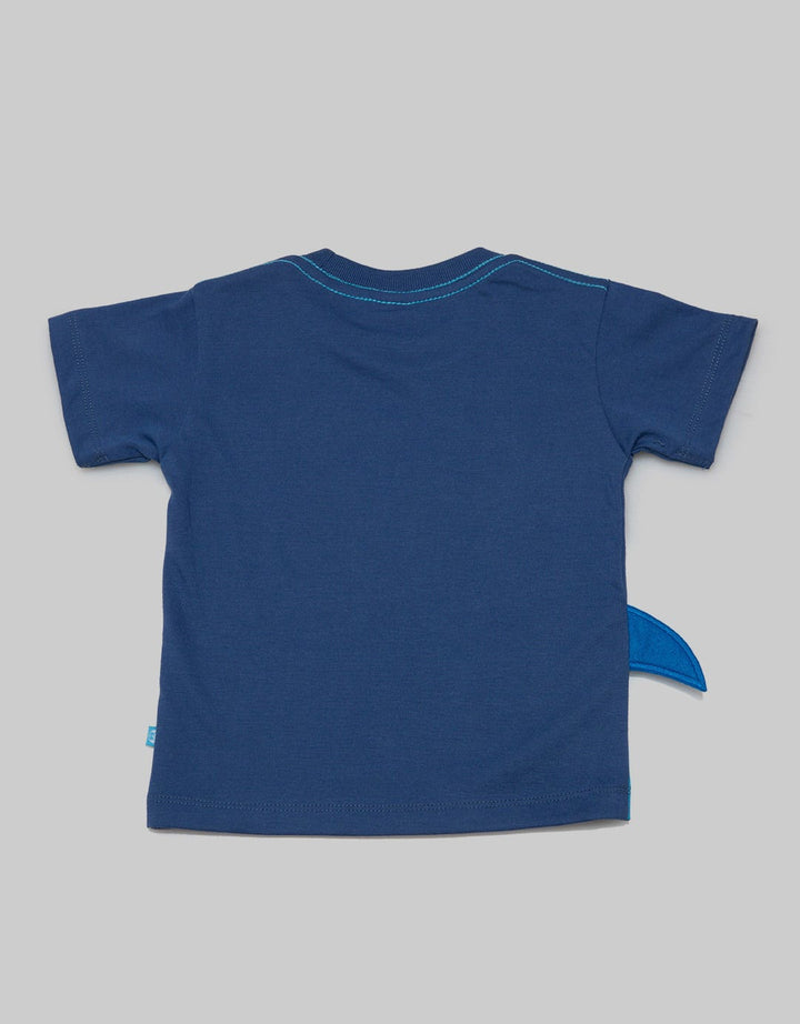 Pipiniko Shark Hello Kaos Anak Laki-laki