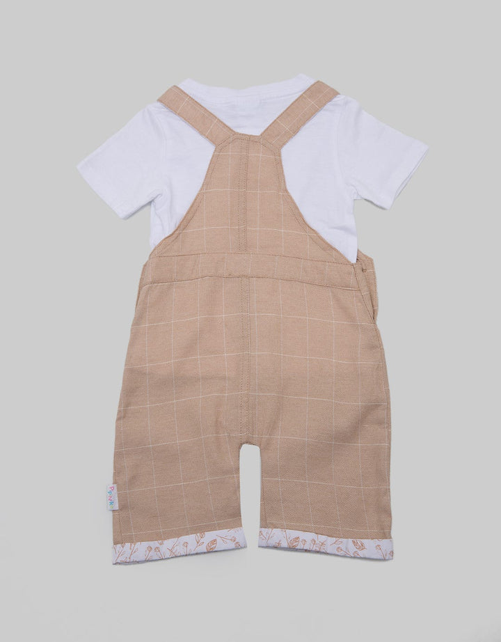 Pipiniko Woven Check Overall Anak Laki-laki