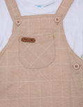 Pipiniko Woven Check Overall Anak Laki-laki