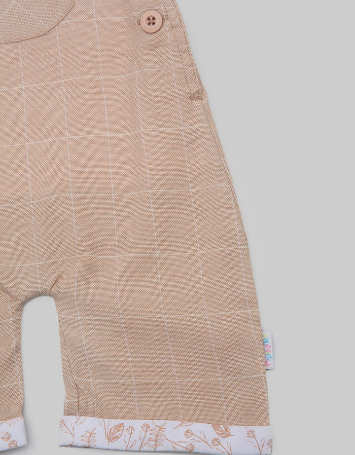 Pipiniko Woven Check Overall Anak Laki-laki
