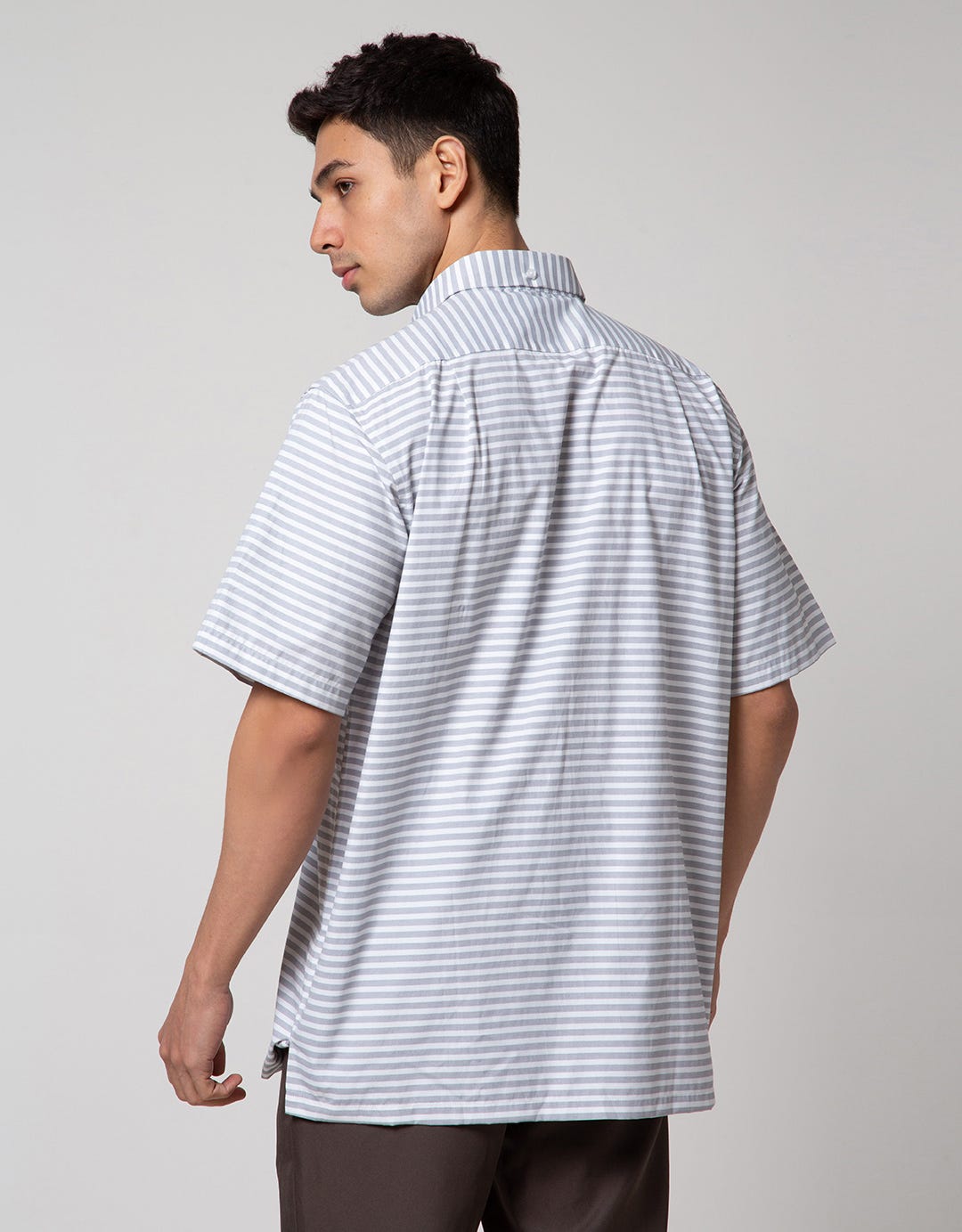 Cole Short Sleeve Shirt Regular Cvc Yd Stripe